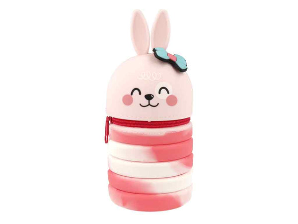 Pop-up Stiftemäppchen Kawaii „Cutie“ – Hase rosa