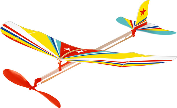 Die Spiegelburg Segelflieger mit Gummimotor - Bunte Geschenke | MAKIMO-COPPENRATH-17775-4029753177759