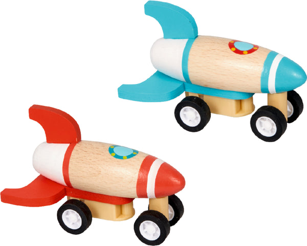 Die Spiegelburg Rakete mit Rückziehmotor - Bunte Geschenke | MAKIMO-COPPENRATH-21999-4029753219992