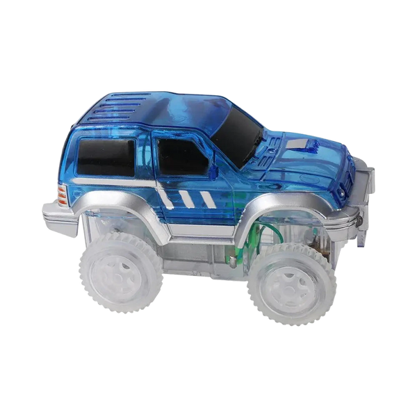 Cleverclixx - Rennbahnauto - Blau