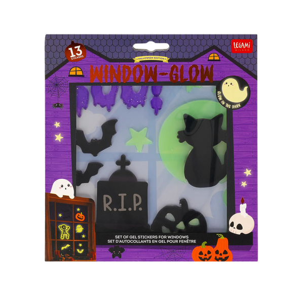 Legami Gel-Fensteraufkleber – Windo-Glow Boo!