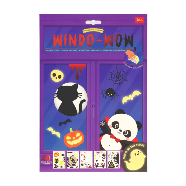 Legami Set aus 40 Fensteraufklebern – Windo-Wow