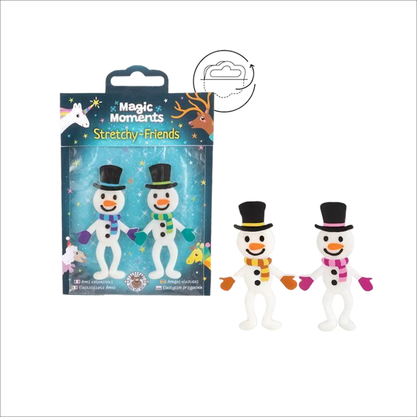 MAGIC MOMENTS Stretchy Friends Snowmen Sæt med 2