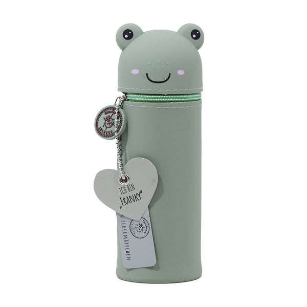 Lulubug Handmade - Silikon Federmäppchen Frosch Franky - Makimo - Smart Kids