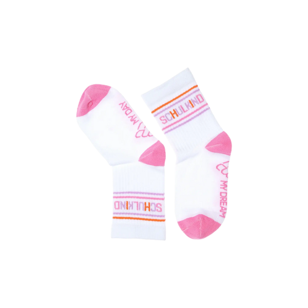 My Day My Dream - Socken - Text Collection - Schulkind Pink