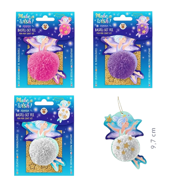 Trendhaus Pompom Bastelset Fee