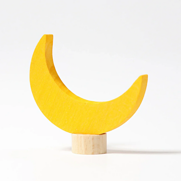 GRIMM'S Steckfigur Mond - Handbemalte Holzfigur für Festtagsringe - Makimo - Smart Kids