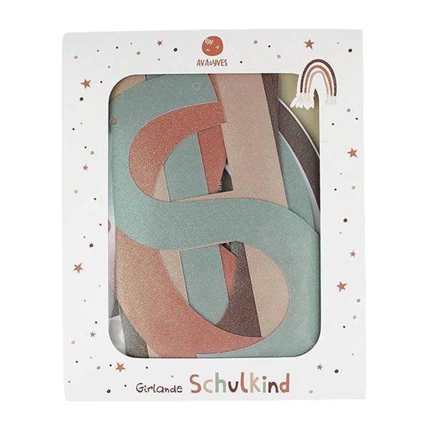 ava&yves - guirlande med glimmer (Under havet) - skolebarn