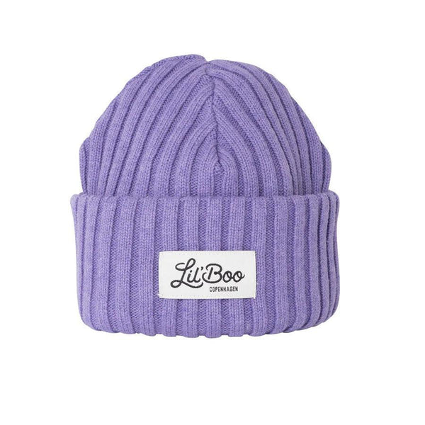 Lil'Boo - Outdoorsy Mütze – Mix aus Wolle und Bio-Baumwolle – Lila - Makimo - Smart Kids