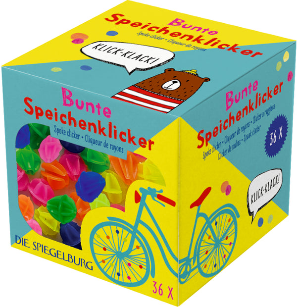 Die Spiegelburg Bunte Speichenklicker - Bunte Geschenke | MAKIMO-COPPENRATH-22391-4029753223913