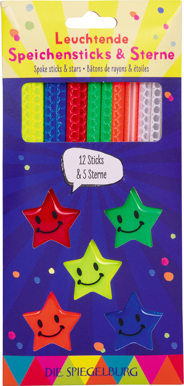 Die Spiegelburg Leuchtende Speichensticks & Sterne - Bunte Geschenke | MAKIMO-COPPENRATH-23169-4029753231697