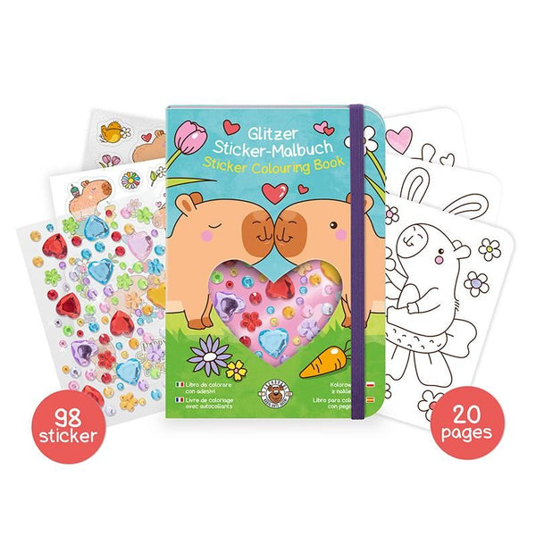CP HS-6 Stickermalbuch inkl. Diamond-Sticker Capybara