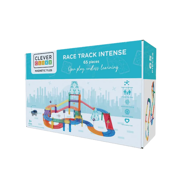 Cleverclixx - Rennstrecke Intense - 65-teiliges Set