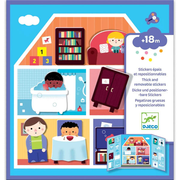 DJECO - Stickerbild "Häuser" - Makimo - Smart Kids