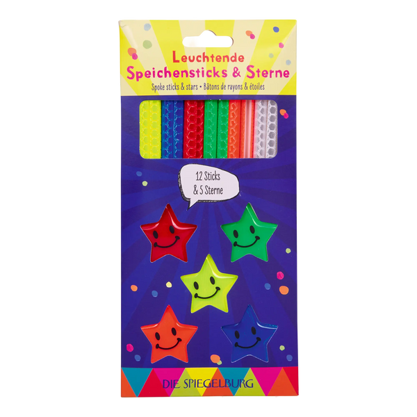 Die Spiegelburg Leuchtende Speichensticks & Sterne - Bunte Geschenke