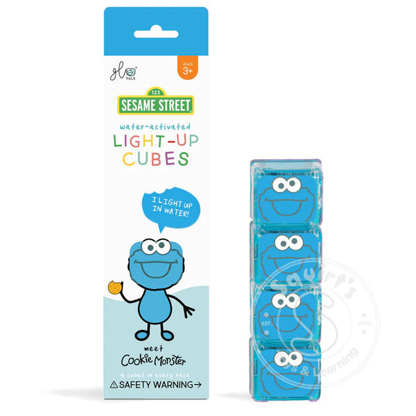 Glo Pals - Light-Up Cubes - Cookie Monster