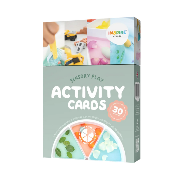INSPIRE MY PLAY - Sensorikspielzeug - Activity Cards auf Englisch (Spielideen für sensorisches Spielen)