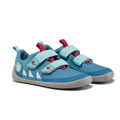 Affenzahn Barfußschuh aus Baumwolle Lucky - Hai