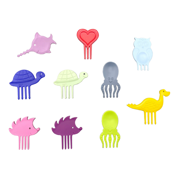 Pieksi und Griffel - Pieksi 10er Set "Complete Ten" 🦔🐢🦕🐙🐟❤️🦉