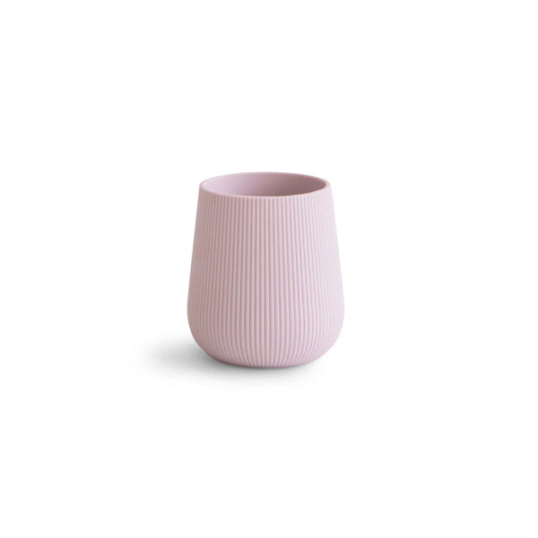 Mushie - Silicone Starter Cup – Silikon Trinklernbecher für Babys - Soft Lilac - Makimo - Smart Kids