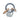 Mushie - Space Teething Ring – Silikon Beißring mit Weltraummotiven - Makimo - Smart Kids