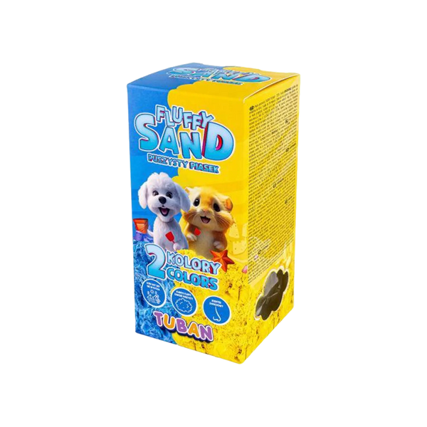 TUBAN - Fluffy Sand Set – Weicher Knet-Sand in Grün und Blau