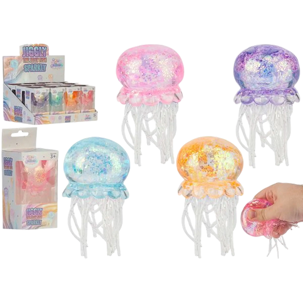 Triton-X - Glitter Jellyfish 10 cm – Maltose Squishy