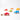 GRIMM’S Bunte Holzautos – 6-teiliges Set aus farbig lasiertem Lindenholz - Makimo - Smart Kids
