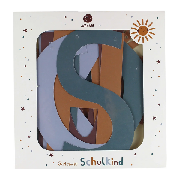 ava&yves - Girlande Adventure – Schulkind