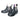 Blue Heeler- OUTBACK KIDS chelsea boots black / grafite - Makimo - Smart Kids