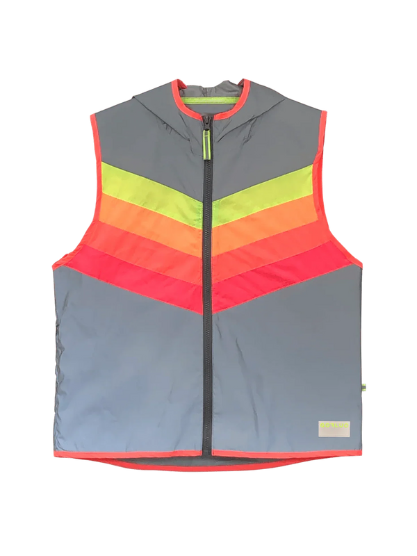 Gofluo Warnweste "Darkflow - Grey reflective" für Erwachsene - Makimo - Smart Kids