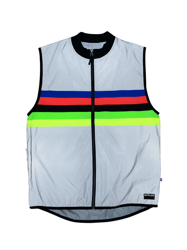 Gofluo Weste "Darkchamp- Grey reflective" für Erwachsene - Makimo - Smart Kids