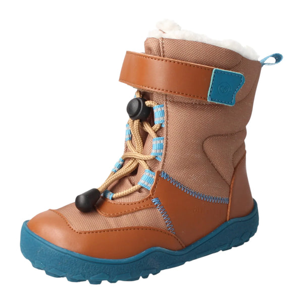 bLIFESTYLE narwalSTYLE TEX haselnuss - Textil Kinderschuhe mit Warmfutter - Makimo - Smart Kids