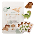 pieksmichnicht Dino Edition - 24 Anti-Mücken-Sticker pflanzlich für Kinder