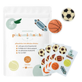 pieksmichnicht Sports Edition - 24 Anti-Mücken-Sticker pflanzlich für Kinder